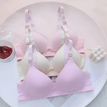 여성용 모유 수유 브라, 전면 오픈 단추 언더 와이어 속옷, 편안한 통기성 출산 브라, 용수철 여름 신상