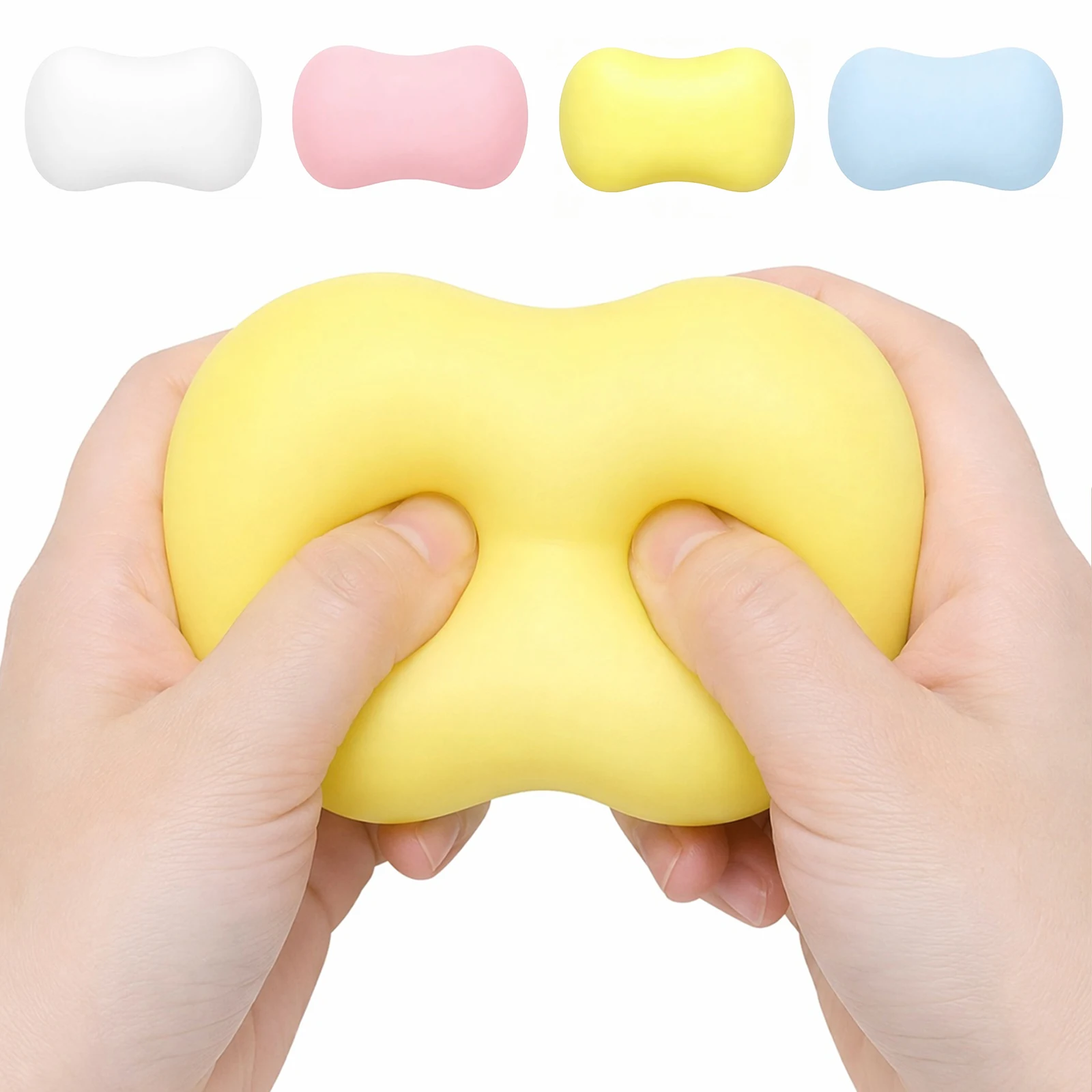 Handmade Foam Block Slow Rising Squeeze Ball DIY Sensory Toy TPR Clay Children