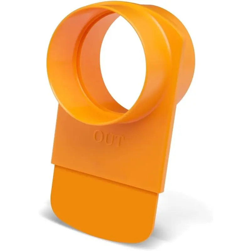 ABZZ-Anti-Gap Tapered 4-Inch Integrated Blast Gate Clog Resistant ABS Plastic Fitting(70295) For Dust Collection Systems