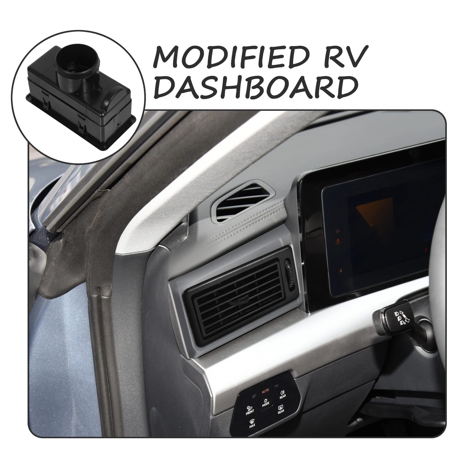 

Car Air Dashboard Outlet ABS Material Vent Replacement RV Accessories Plastic Cover Gadgets Auto Circulation Car Air