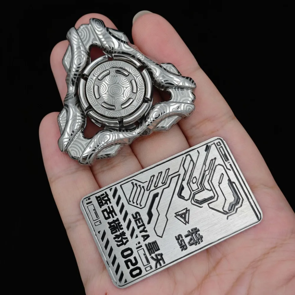 STABLE EDC Seiya Fidget Spinner Fidget Toys For Adults Stress Relief Toy Office Desk Accessories Three-Bladed Fidgeting Spinners