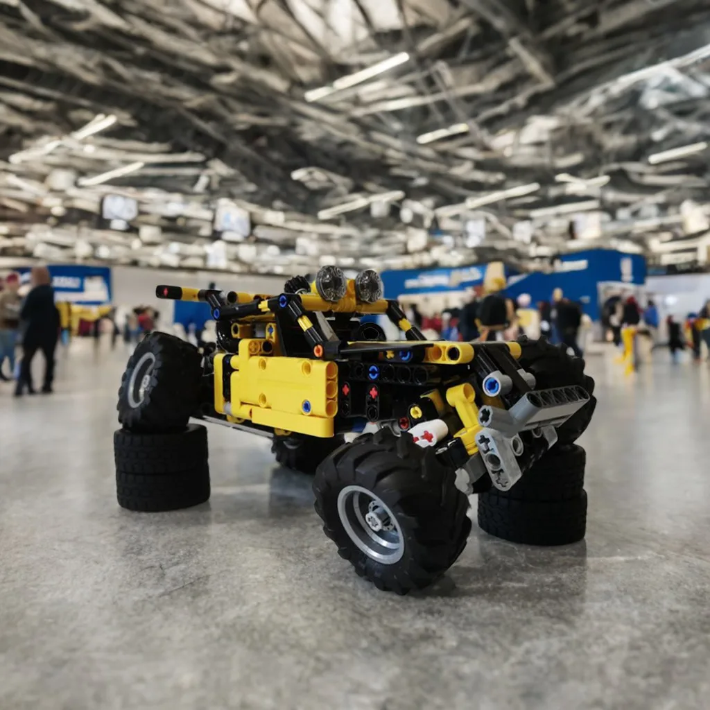 

466 шт. MOC внедорожный багги 42122, альтернатива со съемной клеткой, модель «сделай сам», строительные блоки, игрушки на день рождения, подарок для любителей ралли