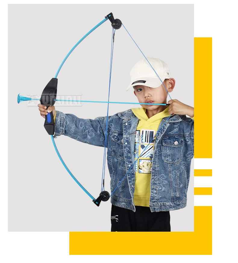 Children's Composite Pulley Bow and Arrow Entry-Level Left and Right Hand Universal Youth Archery Equipment