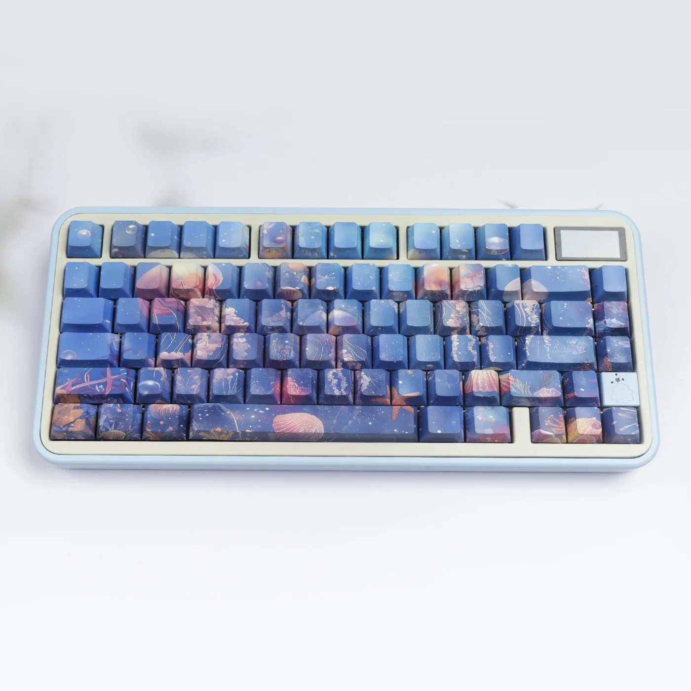 Keycaps translúcidos para teclado mecânico, medusa Keycap, PBT Chreey, Perfil Key Cap, Dye-Sub, 65, 68, HI8, F99, F87, G75, MX