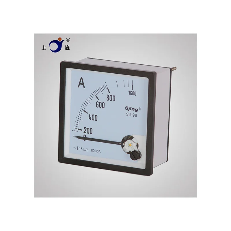 1Pcs SJ96 AC 50A 75A 100A 150A 200A 250A 300A 400A 500A 600A 750A 800A Measuring Range Panel Mounting Ammeter Ampere Meter CP-96