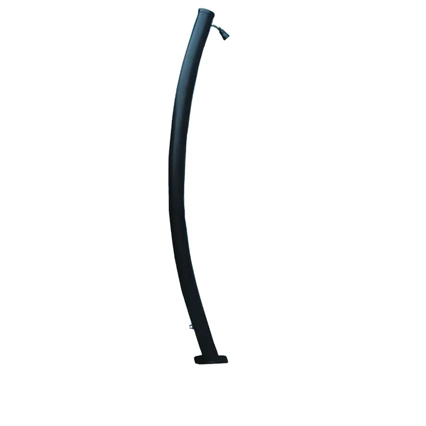 

hot sale Top quality China manufacture 20L cold hot water optional portable plastic curved black outdoor Solar Shower