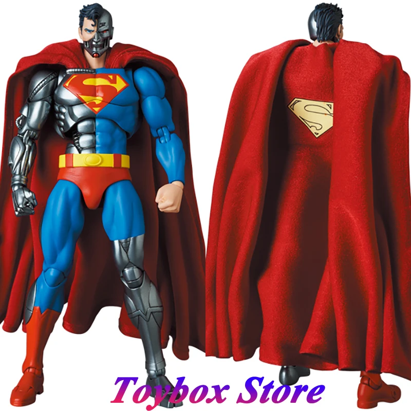 Medicom Toy Mafex 1/12 164Cyborg Superman Action Figure Anime Superman Returns Classic Simulation 6