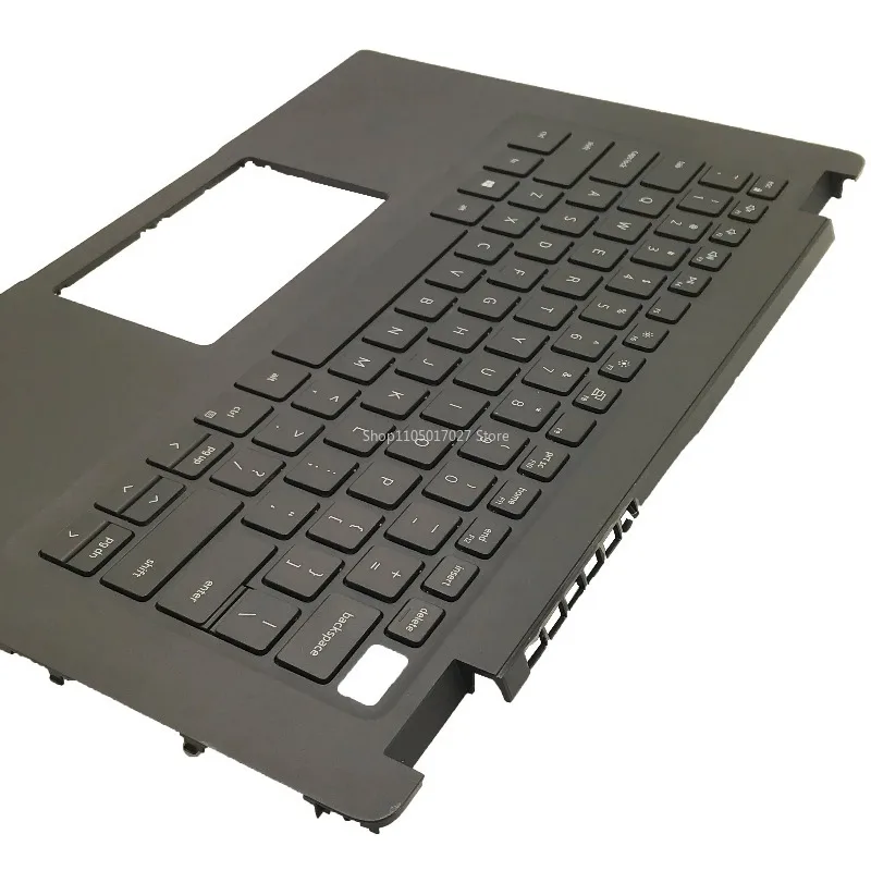 NEW US Keyboard for Dell Latitude 3410 E3410 Laptop Palmrest Upper Cover Top Case with Backlit keyboard Replacement 00MC2P 6THXK