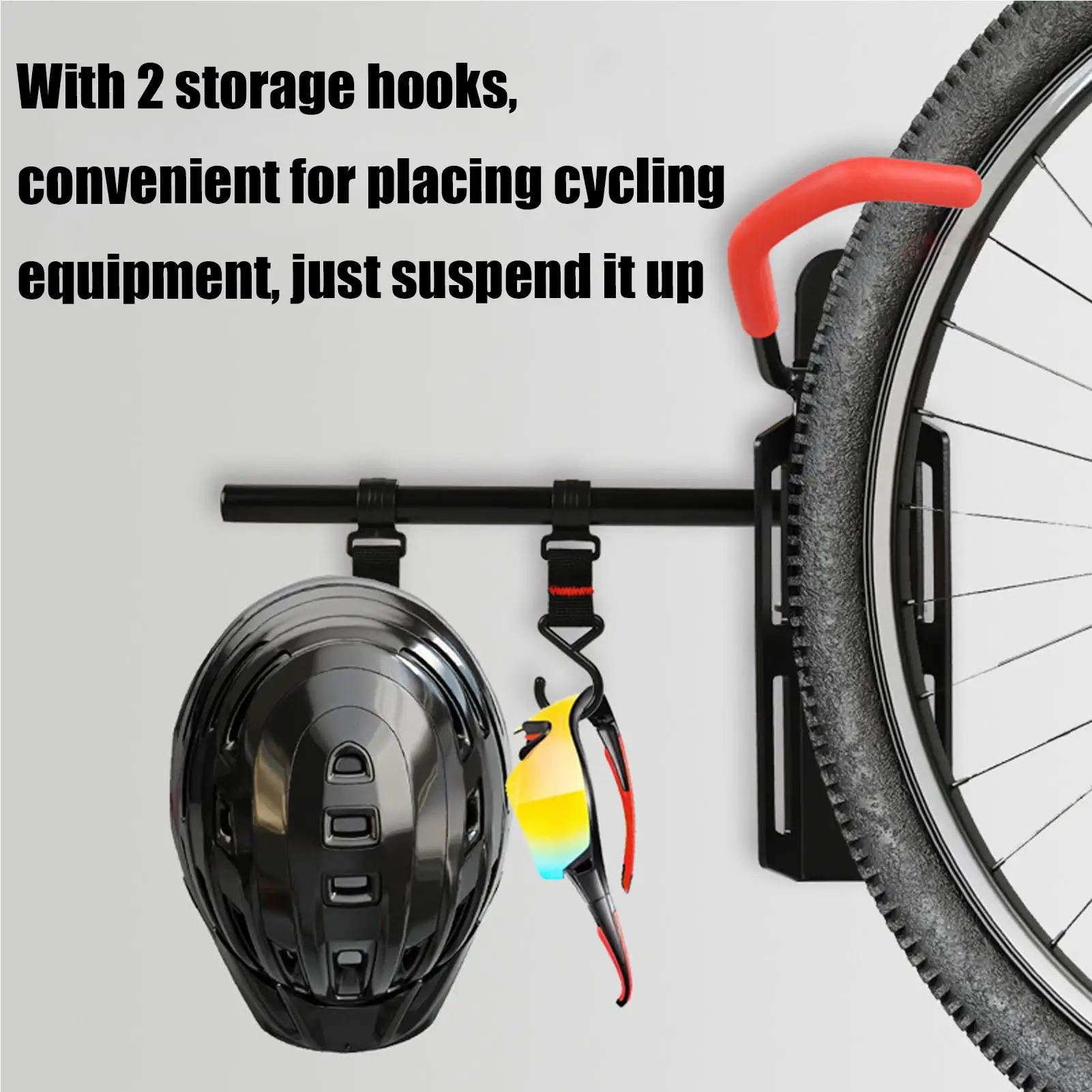 

Cycling Wall Rack For Garage Sturdy Heavy Duty Holder Adjustable Cycling Rack For Family Friend Indoor Outdoor Garage Home Bikes