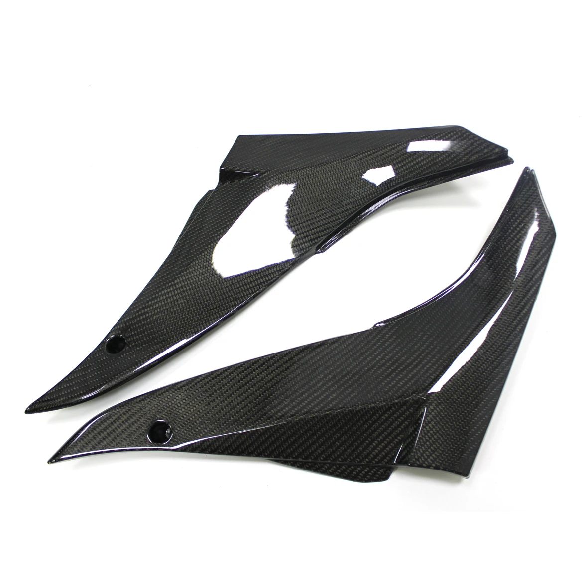 

For Kawasaki Ninja ZX10R 2008 2009 2010 ZX-10R 100% Carbon Fiber Gas Tank Cover Left Right Sides Panels Fairing