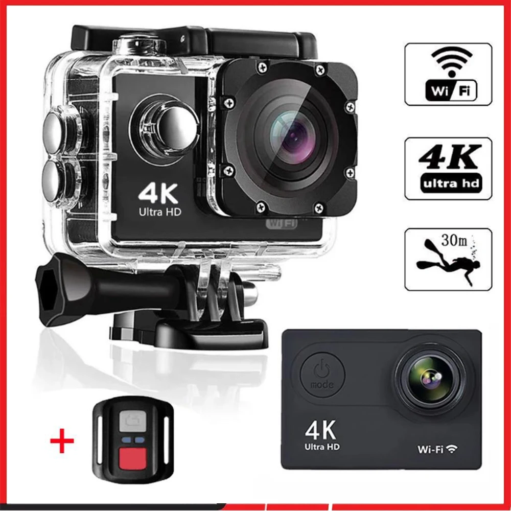 HUAFANT H9R H9 Action Camera Ultra HD 4K 30fps 1080P 60fps WiFi 2