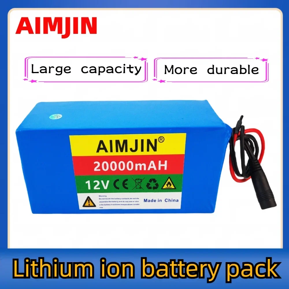 

18650 Lithium ion Rechargeable Battery Protection Board 3s8p 12V 20Ah Battery Pack 20000mAh Large Capacity,Optional with Charger