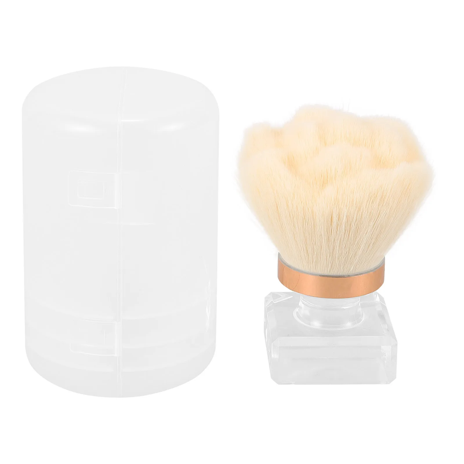 1 set Nail Dust Cleaning Brush Multi-Use Portable Powder Blush Makeup Tool For Manicure Fingernail Art Scrubber Reusable