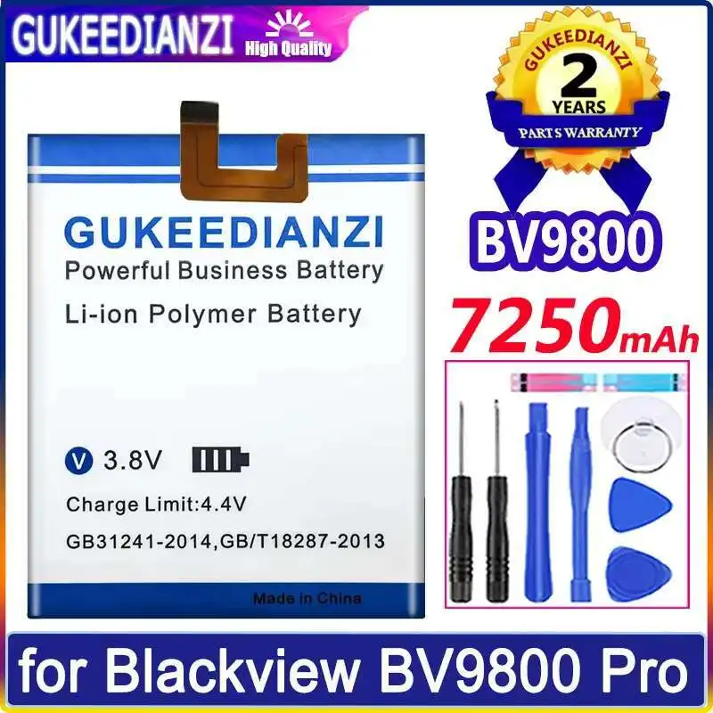 

7250Mah High Performance Mobile Phone Battery For Blackview BV9800 Pro