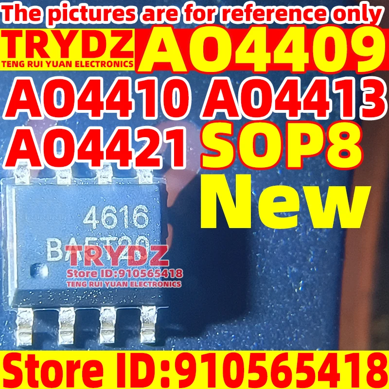 100-10pcs New AO4409 AO4410 AO4413 AO4421 SOP-8 field effect transistor