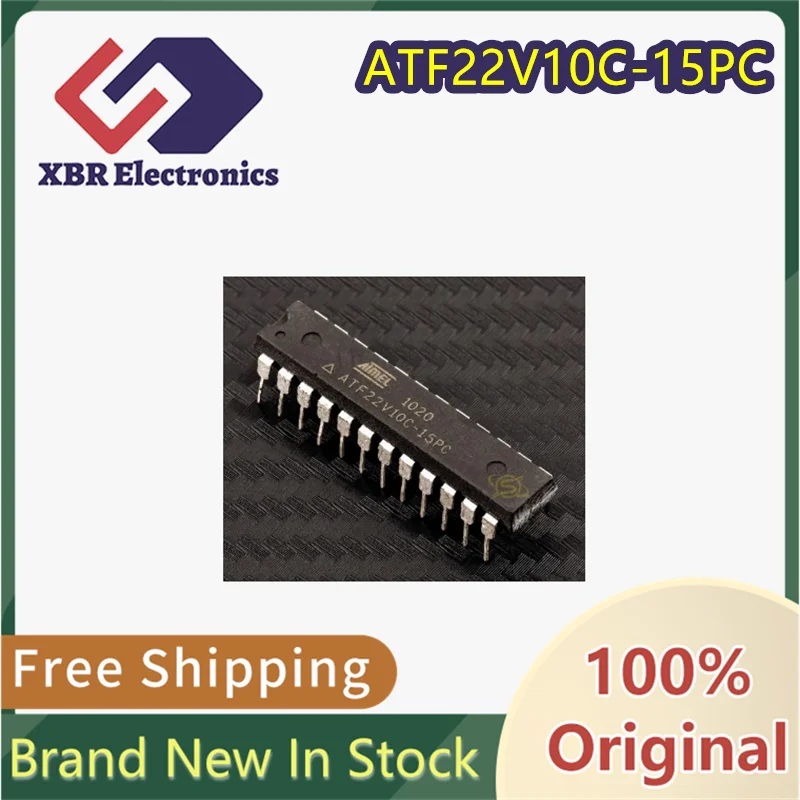 

(3/30 pieces) ATF22V10C-15PC ATF22V10C-15 DIP-24 Microcontroller Chip Brand New Genuine Original