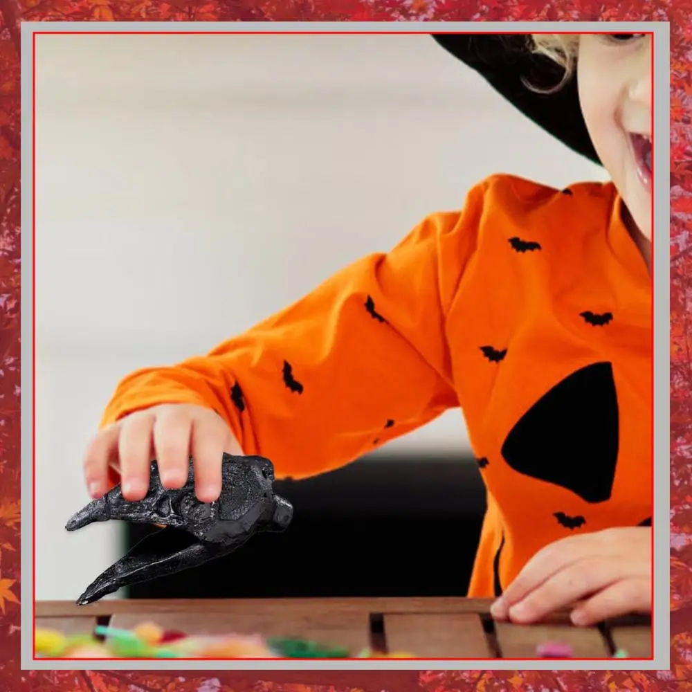 ハロウィン-クロウマウスデスホイッスル-奇妙な音のアステカ戦争ホイッスル-デスホイッスル-大音量装飾品-アプリケーション用