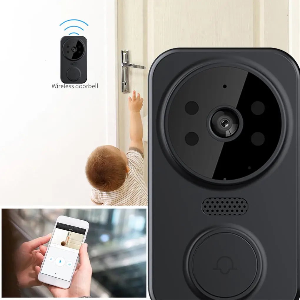 Smart Visual Doorbell Wireless Two-way Intercom Infrared Night Vision Remote Monitoring Security Wifi Video Door Bell Smart Home