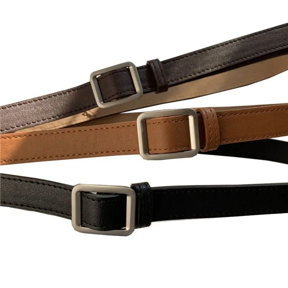 Ceinture en cuir au Design de luxe à la mode, polyvalente, sangle de taille décontractée, réglable pour pantalons et jeans pour femmes et hommes