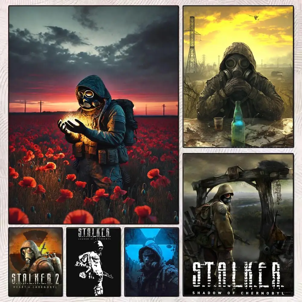 S-STALKER 2 لعبة ملصق HD الفن جدارية الجدار ملصق للمنزل غرفة الديكور DIY خمر طباعة ديكور