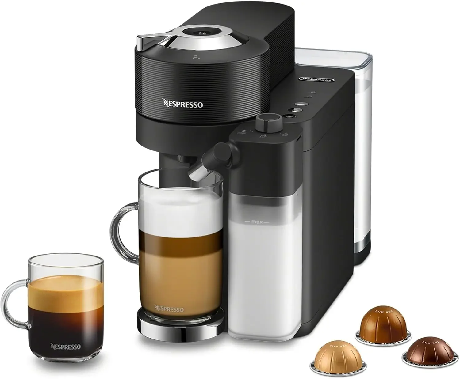 Vertuo Lattissima by De'Longhi, Black