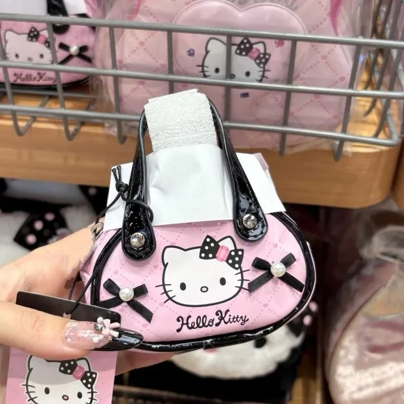 Anime Angel Kitty Quilted Storage Bag Hello Kitty Card Camera Bag CCD Camera Case Sanrio Official Cartoon 2026 Exquisite Compact
