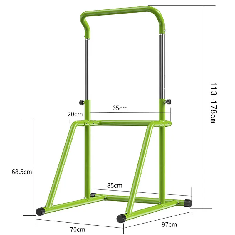 Home Gym Power Tower Pull-Up Bar Multi-Function Fitness Equipment Pull Ups Push Ups Vertical Knee Leg Raises Dip Stand Home Use