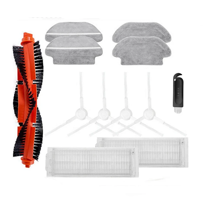 Pièces de rechange pour aspirateur robot Xiaomi, brosse latérale principale, filtre Hepa, chiffon Everths, vadrouille, 2S, XMSTJQR2S, STYJ02YM, 1 jeu