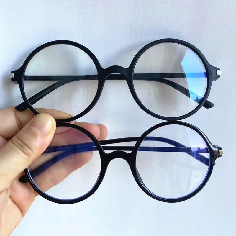 Fashion Anti-Blue Light Glasses Unisex Round Frame Spectacles Optical Eyeglasses Simplity Eyewear Google Ornamental