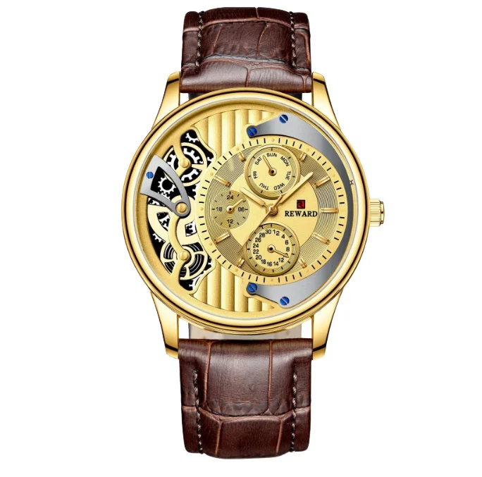 Hot selling 2024 new men's quartz watches, fashionable and business waterproof men's watches