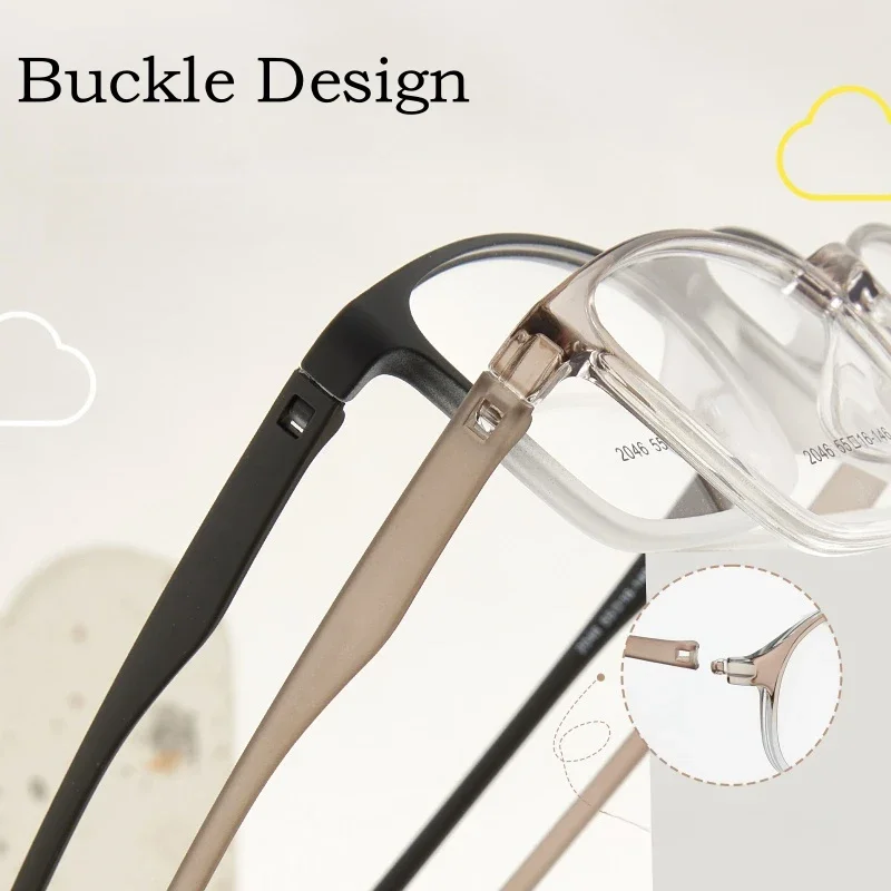 OLLYMURS Сверхлегкая удобная оправа для очков TR90 для молодежи, квадратная оптическая оправа для очков с маленьким лицом, 7 г