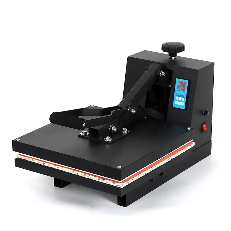 MIDA 38*38 Flat Manual Operate Iron Press Heat Press Machine for T-Shirts Clothing Personalized Custom Digital Flatbed Transfer