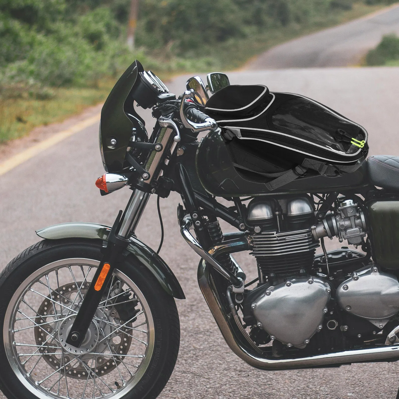 

Motorcycle Tank Bag Magnetic Waterproof Storage Fuel Bag for Motorbike Navigation Gear Moped Accessories Motorcycle