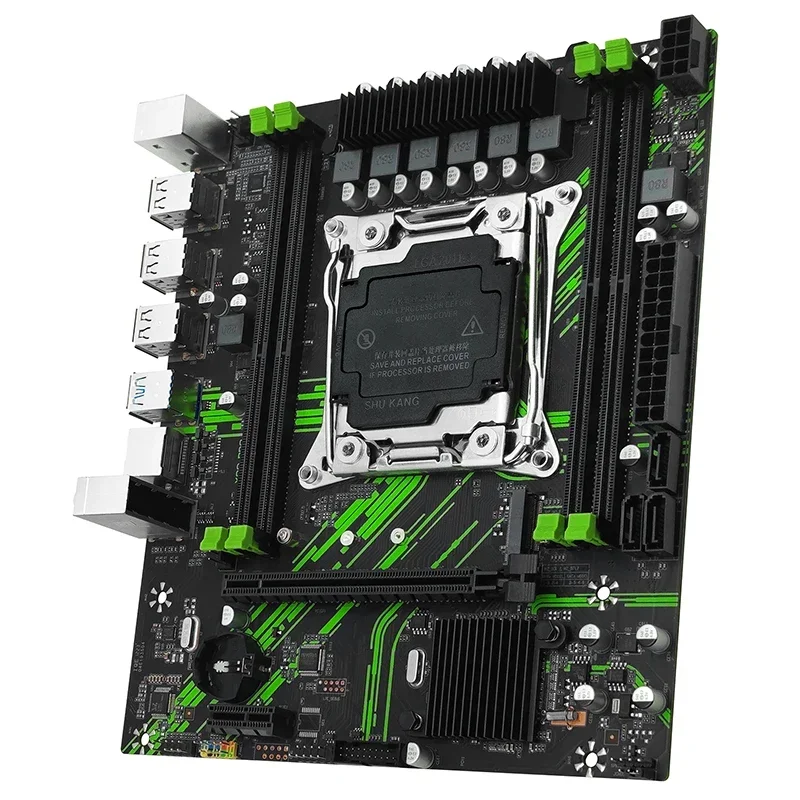 X99 Motherboard kit with Intel Xeon E5 2680 V3 CPU + DDR4 8GBx2 2133MHz Dual-Channel RAM Set Computer Combo X99 PR9