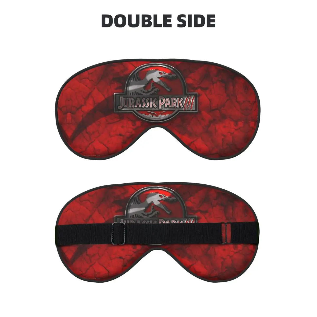 J-Jurassics أقنعة العين الناعمة اثنين من الجانبين الخيال العلمي ديناصور فيلم الغمامة للفندق الإبداعية كتلة خارج ضوء إيباتش