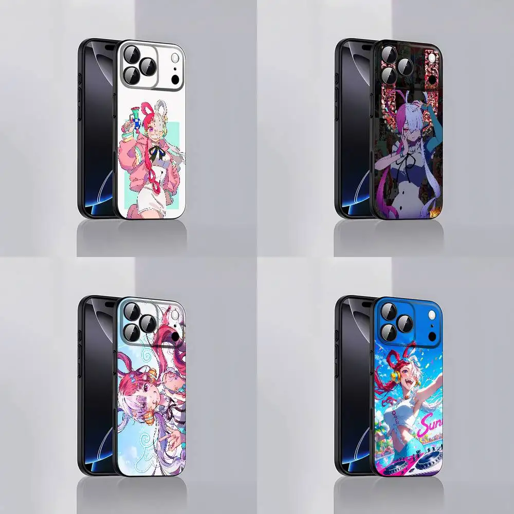 

Singer A-Ado U-Uta Girl Phone Case For iPhone 17,16,15,14,13,12,Pro,Max,Plus,E,SE4,Air,Mini Black Soft Cover