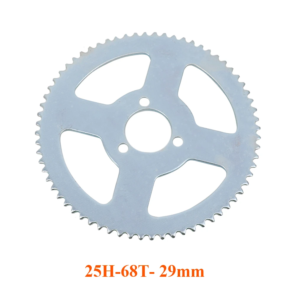 25H Chain 68T Tooth 26mm/29mm/35mm Rear Gear Sprocket Plate For 47cc 49cc Mini Moto ATV Quad Dirt Pit Pocket Bike Scooter Parts