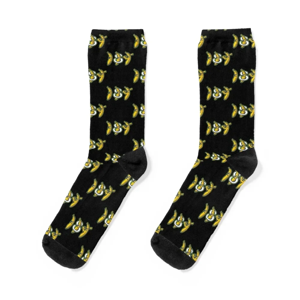 Triple banana plain Socks Run christmas gifts funny sock Crossfit Socks Men's Women's