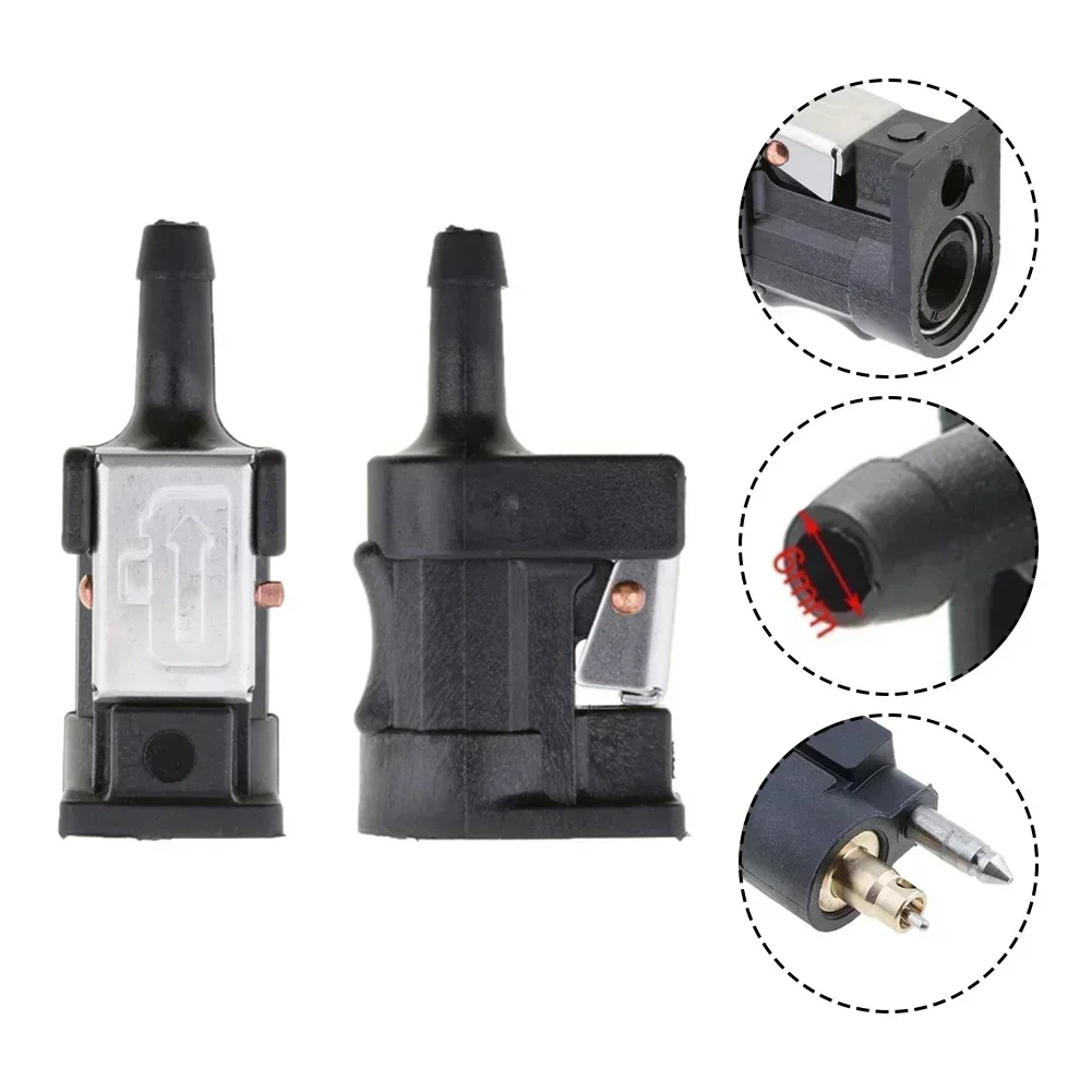 6mm Female Male Marine Outboard Motor Engine Fuel Line Connector Fittings Pipe For Hose Diameter 6 Mm Female-tank End