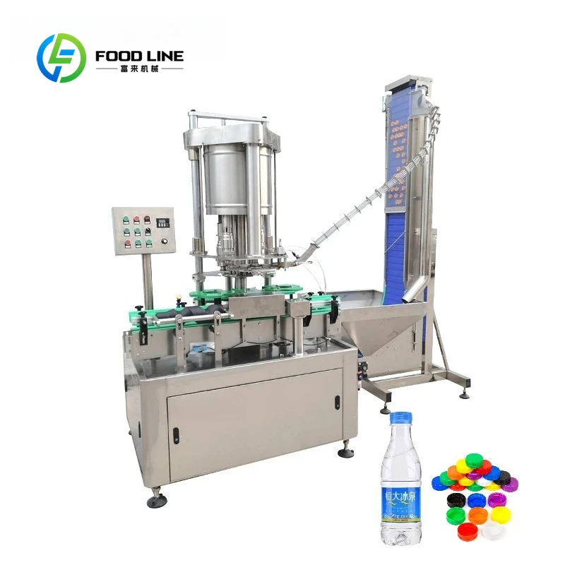 Customized Automatic Bottle Capping Machine For Screw Caps Snap Caps High Efficiency Stable Sealing Performance