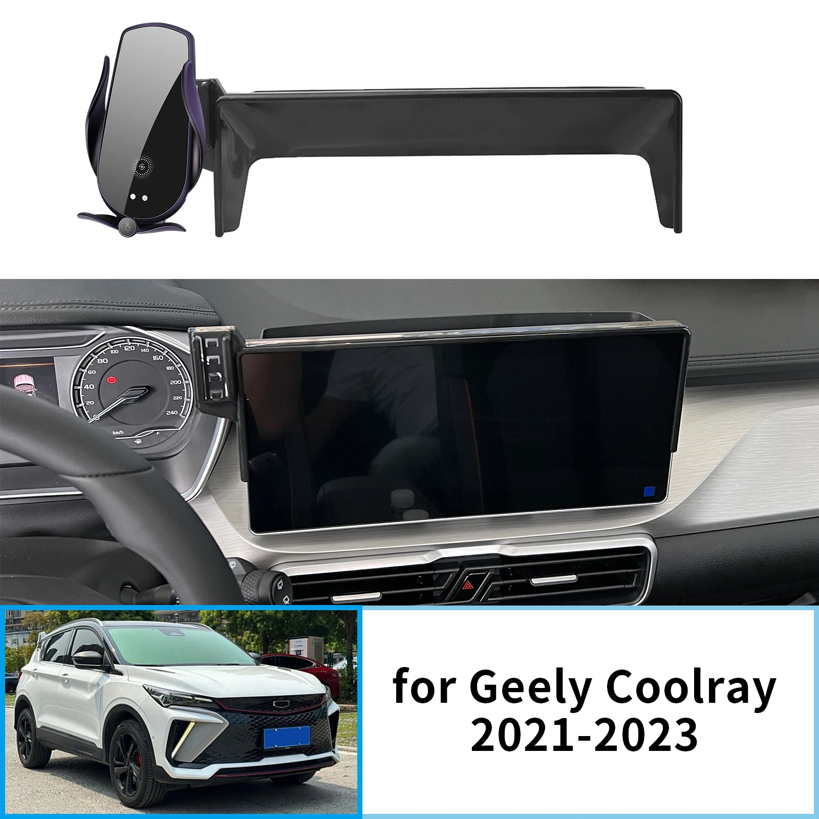 

Car Mobile Phone Holder for Geely Coolray 2021-2023 GPS Bracket Navigation Stand Auto Accessories
