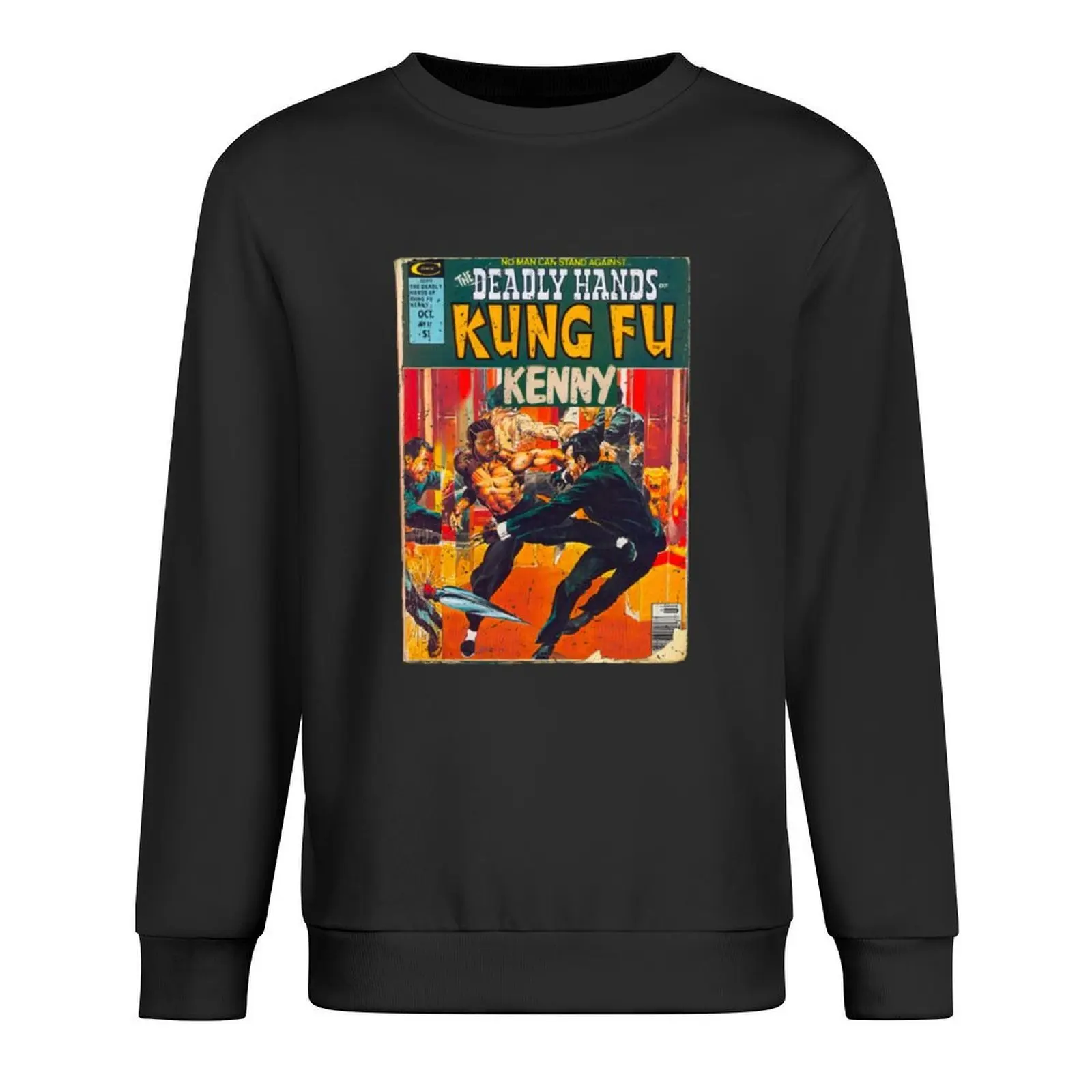 

THE DEADLY HANS OF KUNG FU KENNY RETRO Pullover anime clothes men's autumn clothes men clothes men's sweatshirt
