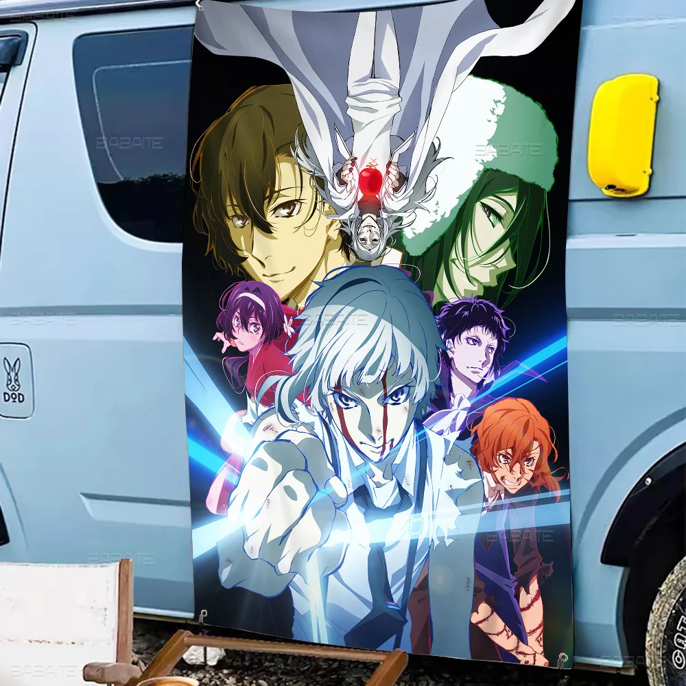 Bungou Stray Dogs Anime Large Size Shop Art Promotion Advertising Booth Flag Hanging Banners