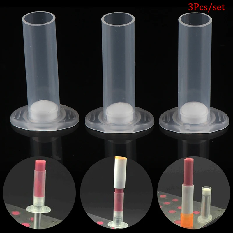 3Pcs/Set Lipstick Mould Easy Canned Plastic Mold Diy Lip Balm Transparent Tools Makeup Tools Lipstick Mould