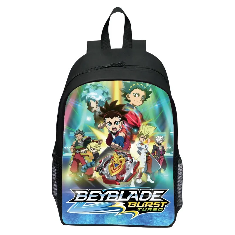 حقيبة ظهر للأطفال ثلاثية الأبعاد مقاس 16 بوصة Beyblade Buttst القتالية الدوران حقيبة المدرسة الابتدائية حقيبة ظهر لرياض الأطفال #5