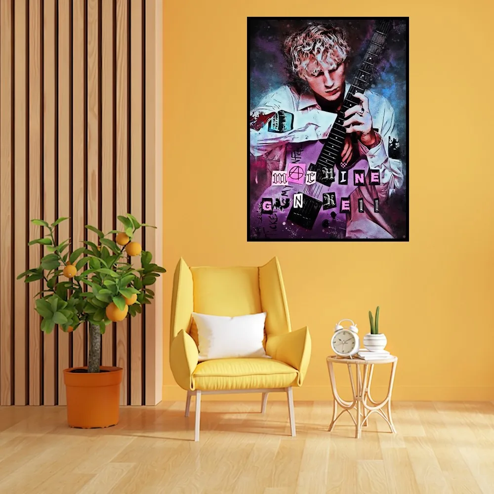 Singer M-Machine Gun K-Kelly Poster Prints Wall Painting Bedroom Living Room Decoration Office Home