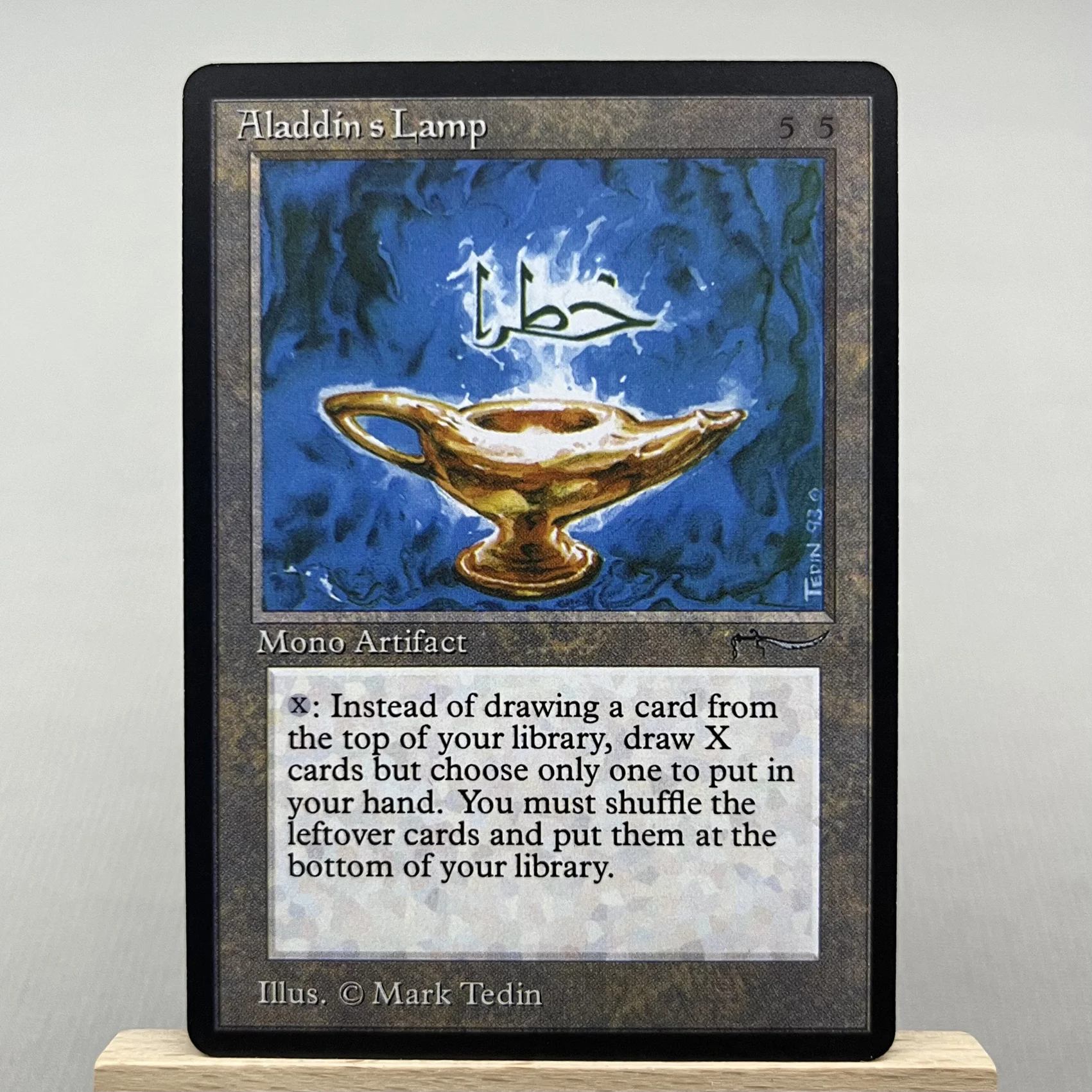 BRR ARN Normal3-Ⅰ02 Tcg cards proxy magical Mox Amber Enlightened Tutor Force of Will aladdin the Junun Efreet gather