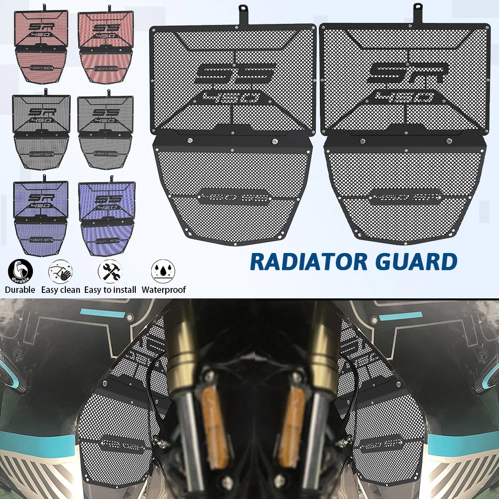 

FOR CFMOTO 450SR 450SS 450SR-S Radiator and Cylinder Head Engine Guard Complete Set 450 SR SS SR-S 2022 2023 2024 Motorcycles