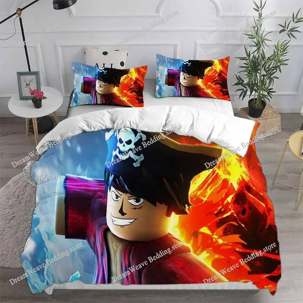 

Fashion Game Blox Fruits Bedding Sets Bed Cover Comforter Duvet Cover Pillow Case Kids Adult Bedroom Decoration Luxury Gift741