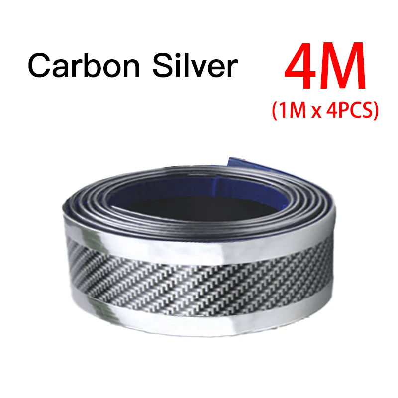 Nano Koolstofvezel Auto 3D Tape Zelfklevende Sticker Deurspiegel Plakbeschermer PVC Strip DIY Bescherming Waterdichte Vinyl Wrap